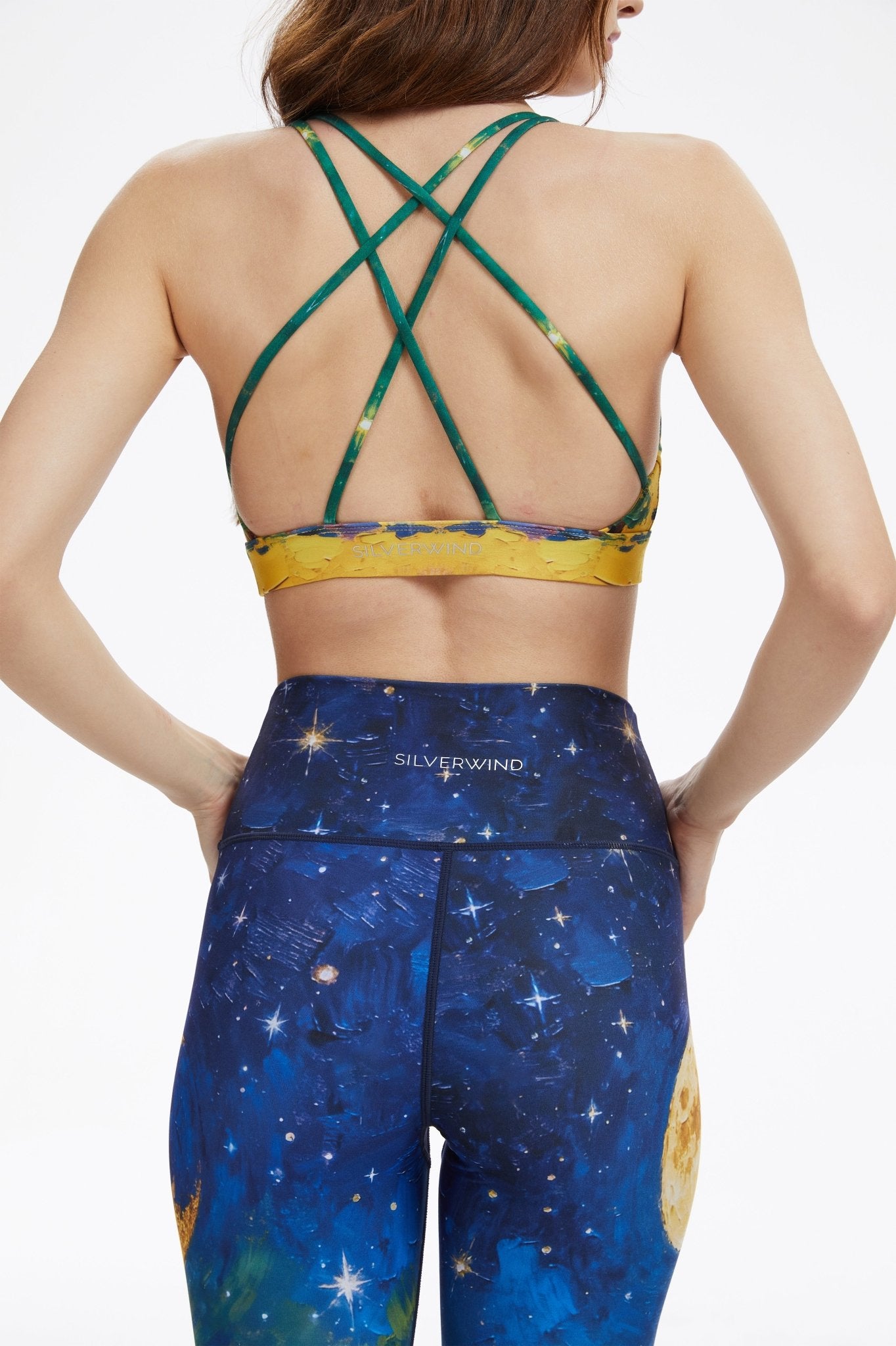 *Pre - Order* Starry Christmas Strappy Sports Bra - MYSILVERWIND