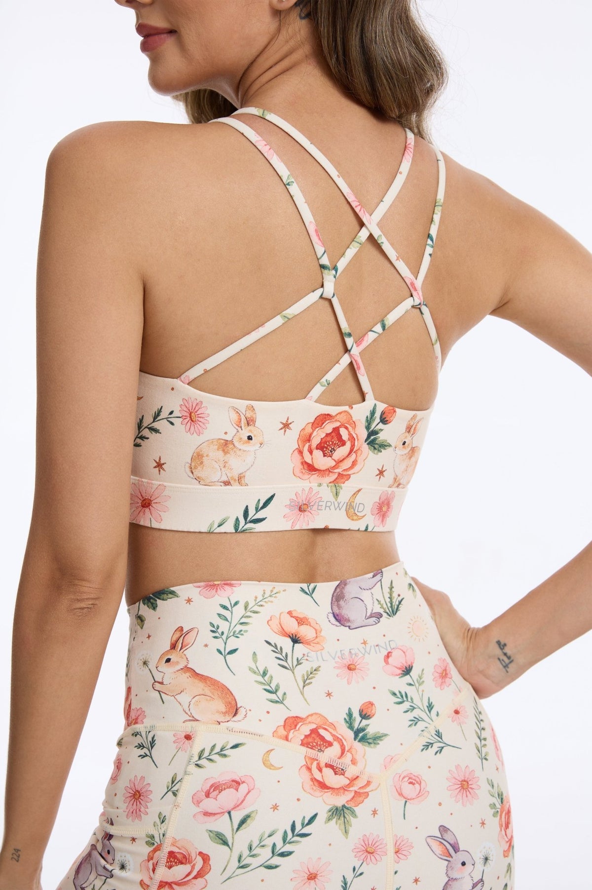 *Pre-Order* Wildflower Hare Criss Cross Tank Top Bra - MYSILVERWIND