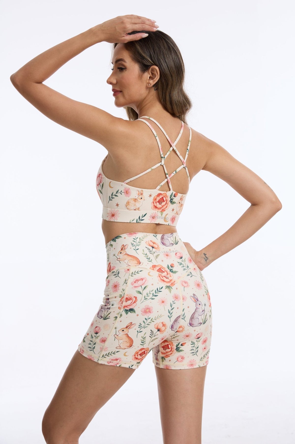 *Pre-Order* Wildflower Hare High-waisted Shorts With Pockets - MYSILVERWIND