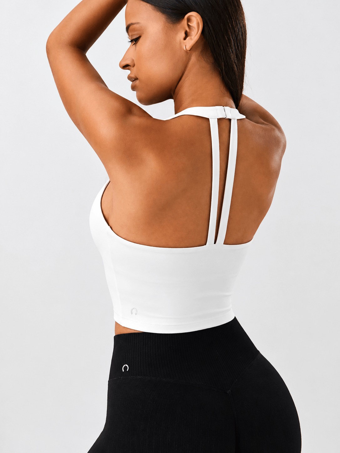Radiance High-Neck Cutout Light-Support Sports Bra - MYSILVERWIND