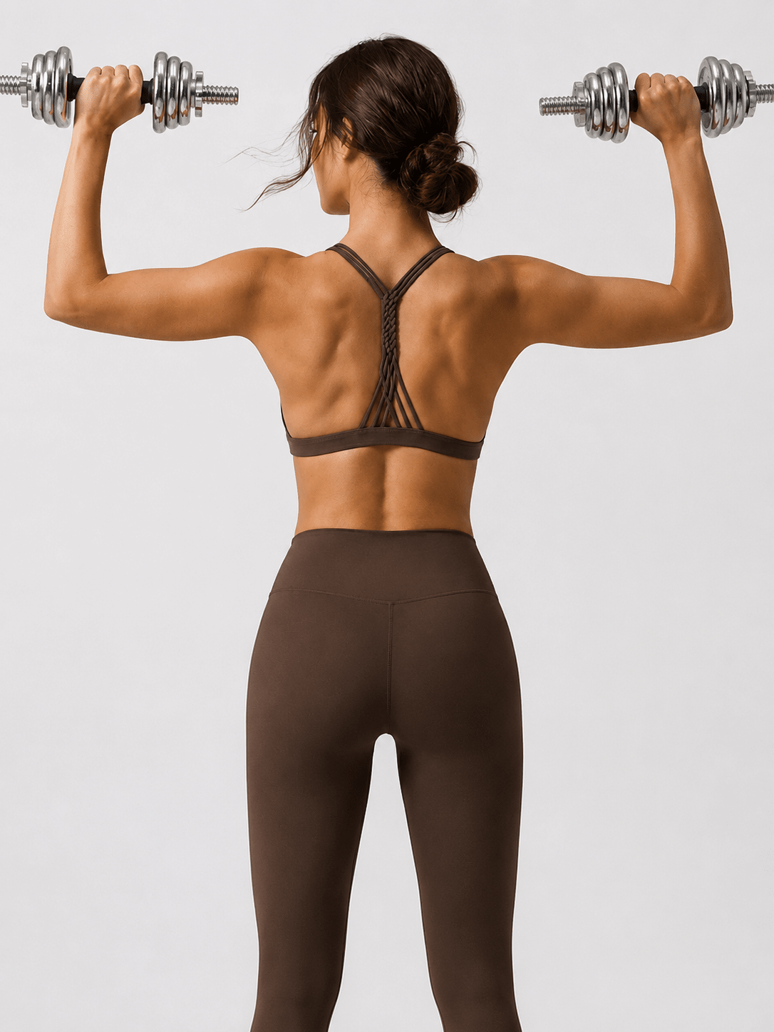 ReViva Padded Open-Back Pilates Tank Bra - MYSILVERWIND