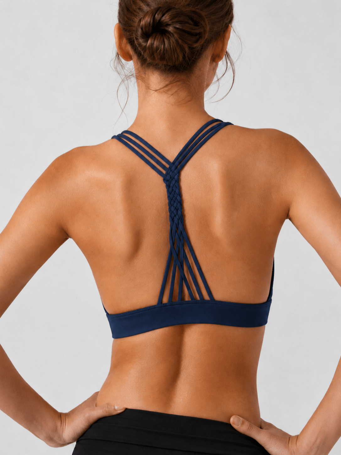 ReViva Padded Open-Back Pilates Tank Bra - MYSILVERWIND
