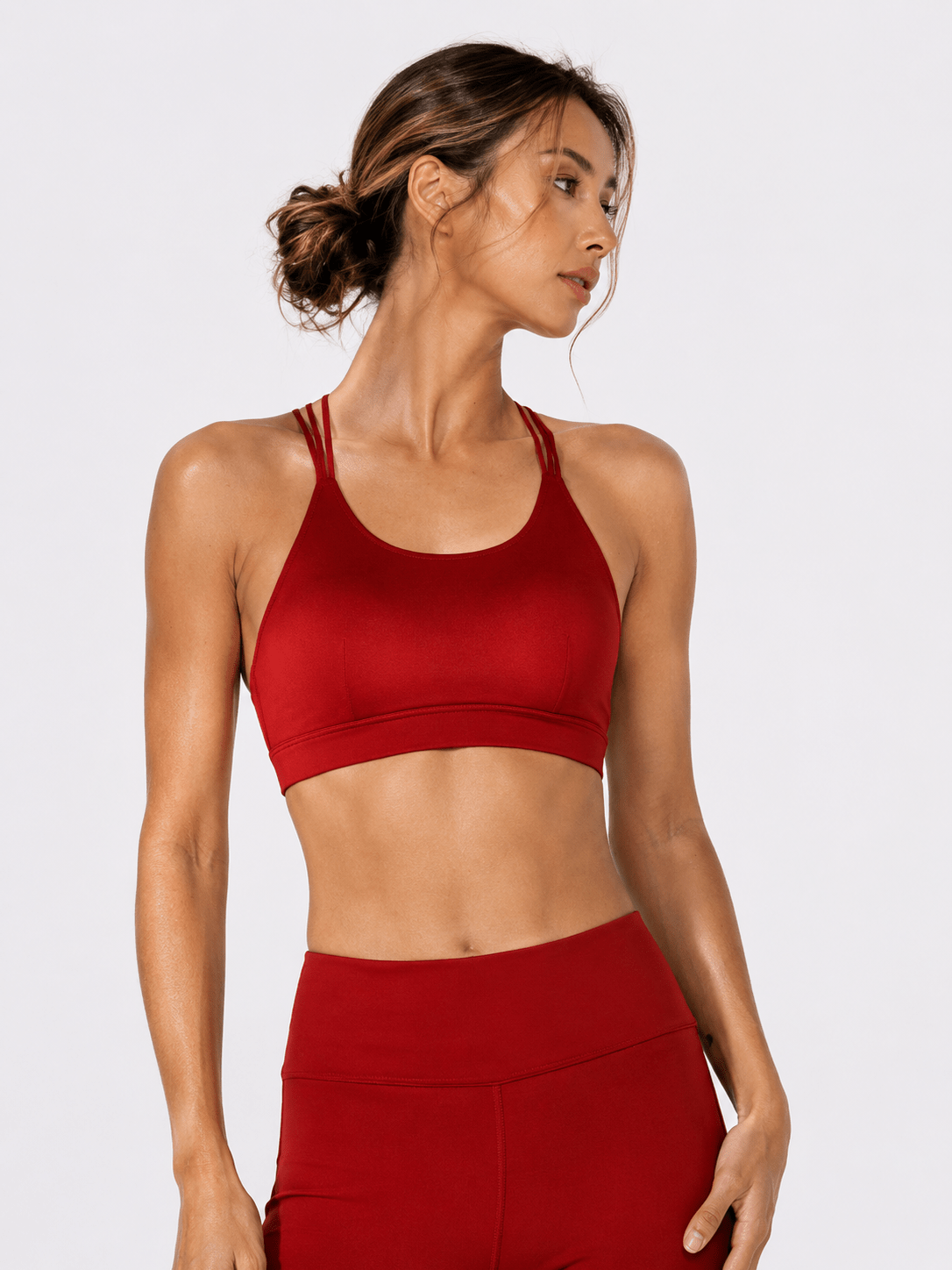 ReViva Padded Open-Back Pilates Tank Bra - MYSILVERWIND