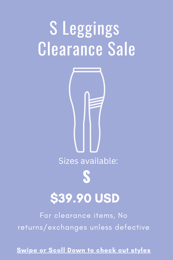 S Leggings Clearance Sale | Middle Size Activewear | Limited Stock - MYSILVERWIND