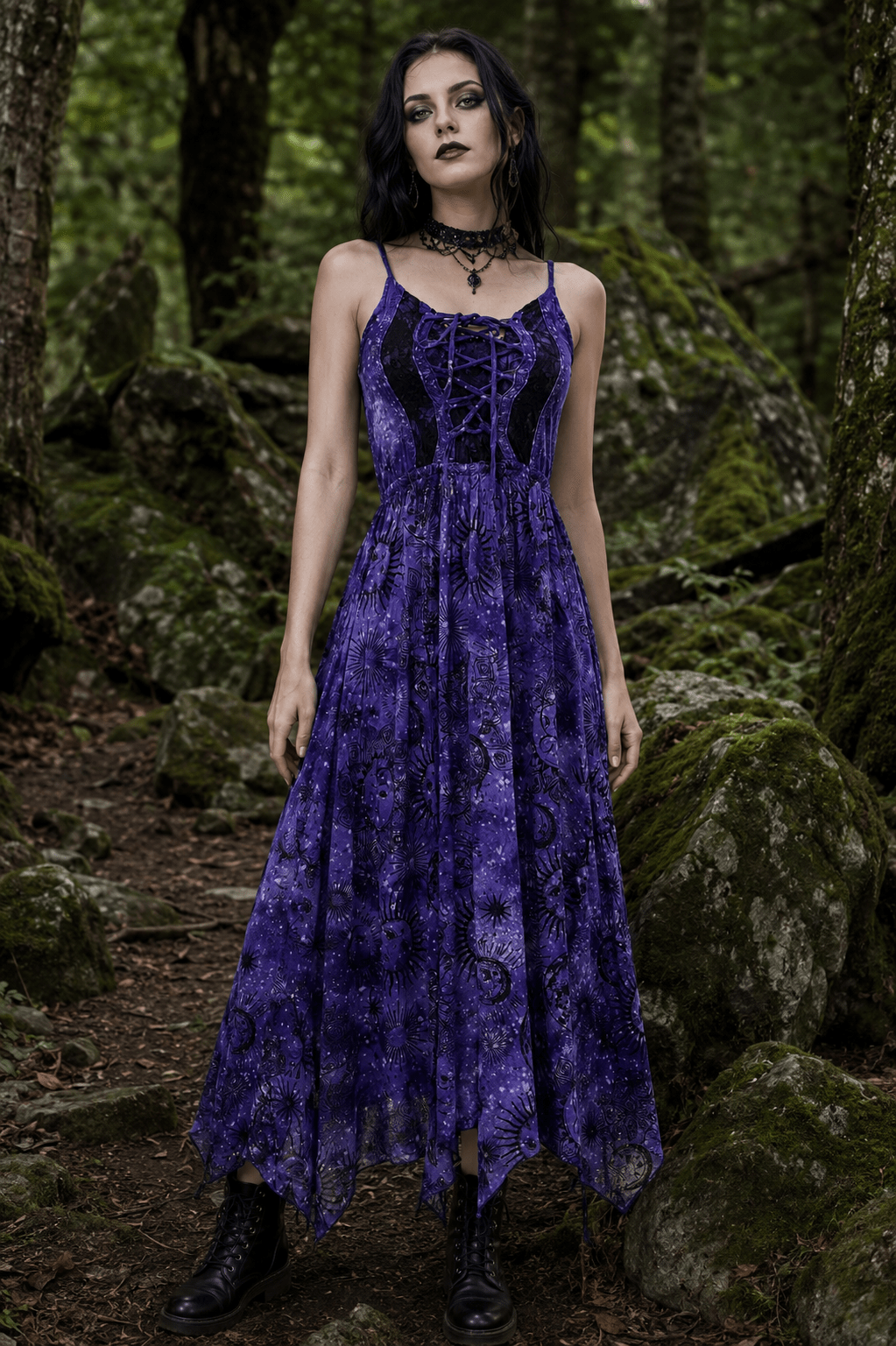 Sacred Cosmos Maxi Dress - MYSILVERWIND