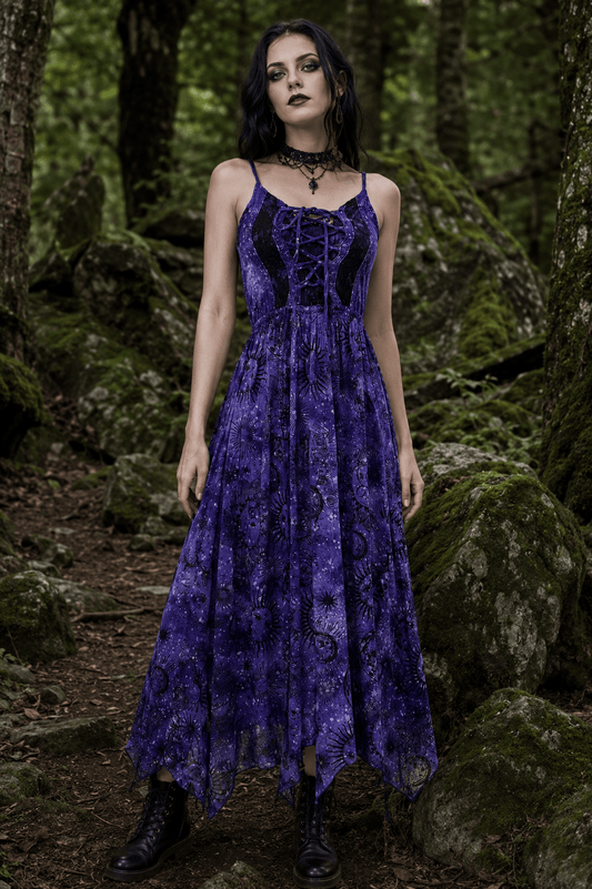 Sacred Cosmos Maxi Dress - MYSILVERWIND