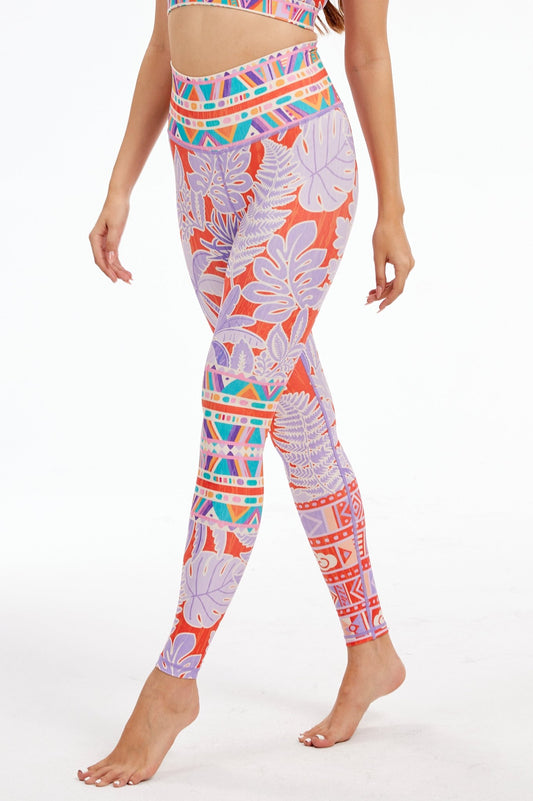 Savanna High - Waisted Leggings - MYSILVERWIND