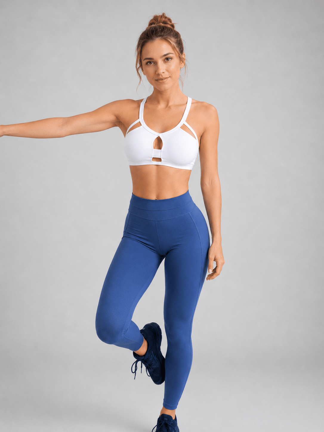 SculptMuse High-Support Strappy Sports Bra - MYSILVERWIND