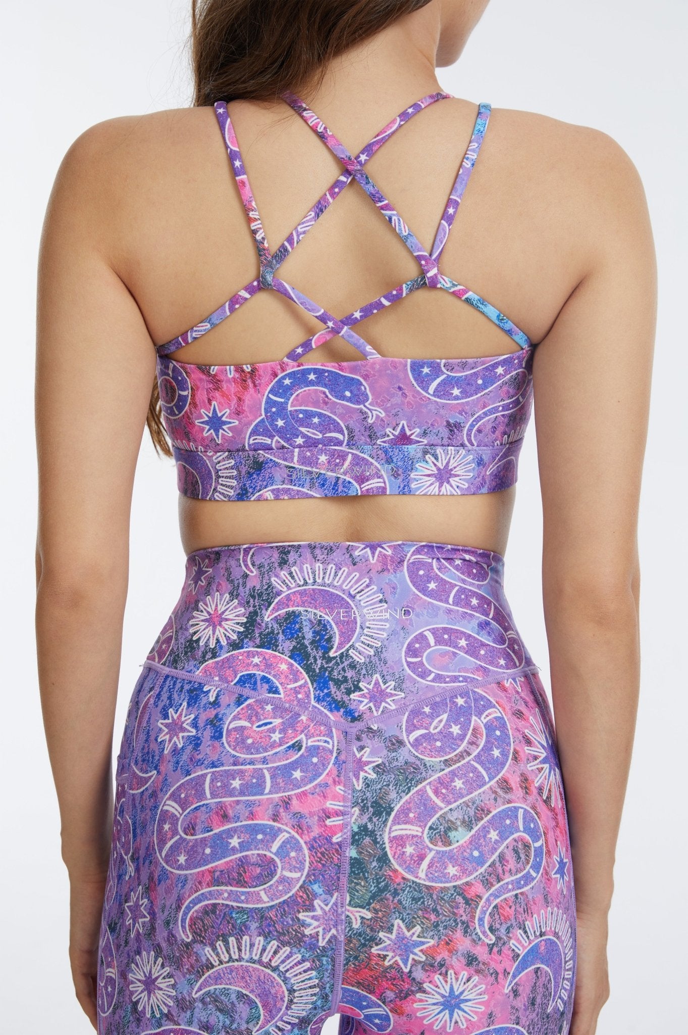 Serpent Aura Criss Cross Tank Top Bra - MYSILVERWIND