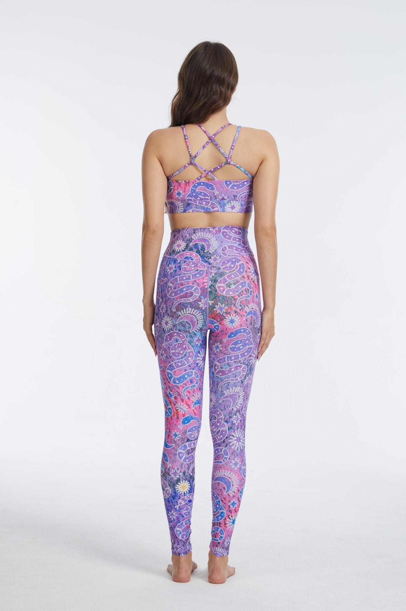 Serpent Aura Criss Cross Tank Top Bra - MYSILVERWIND