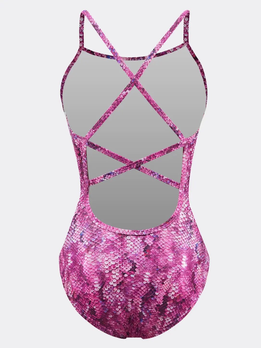 Serpenta Sequin Python Racing One-Piece Swimsuit - MYSILVERWIND