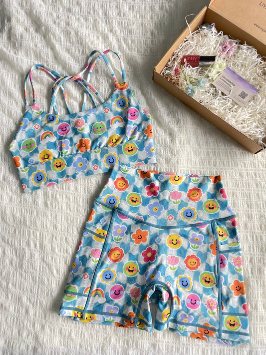 Smiley Face Limited Workout Set - MYSILVERWIND