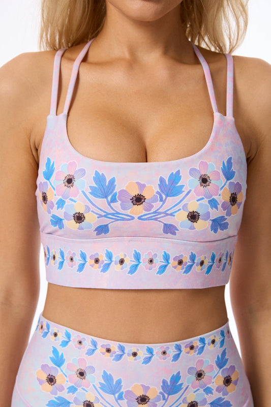 Soft Blossom Sports Bra - MYSILVERWIND
