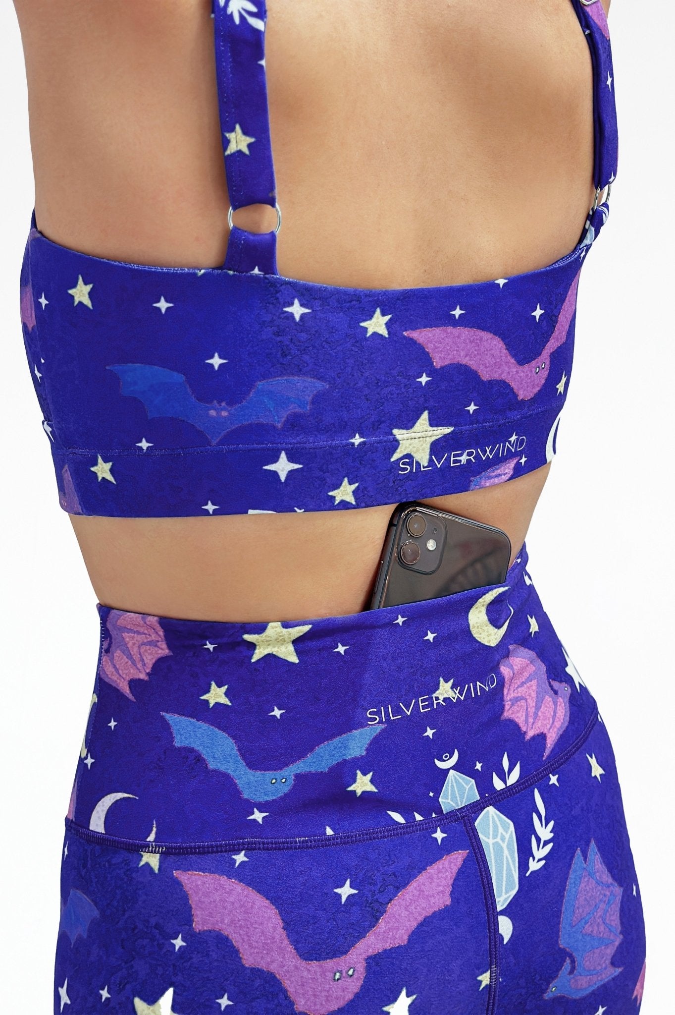 Starry Bat Waltz High - waisted Leggings - MYSILVERWIND