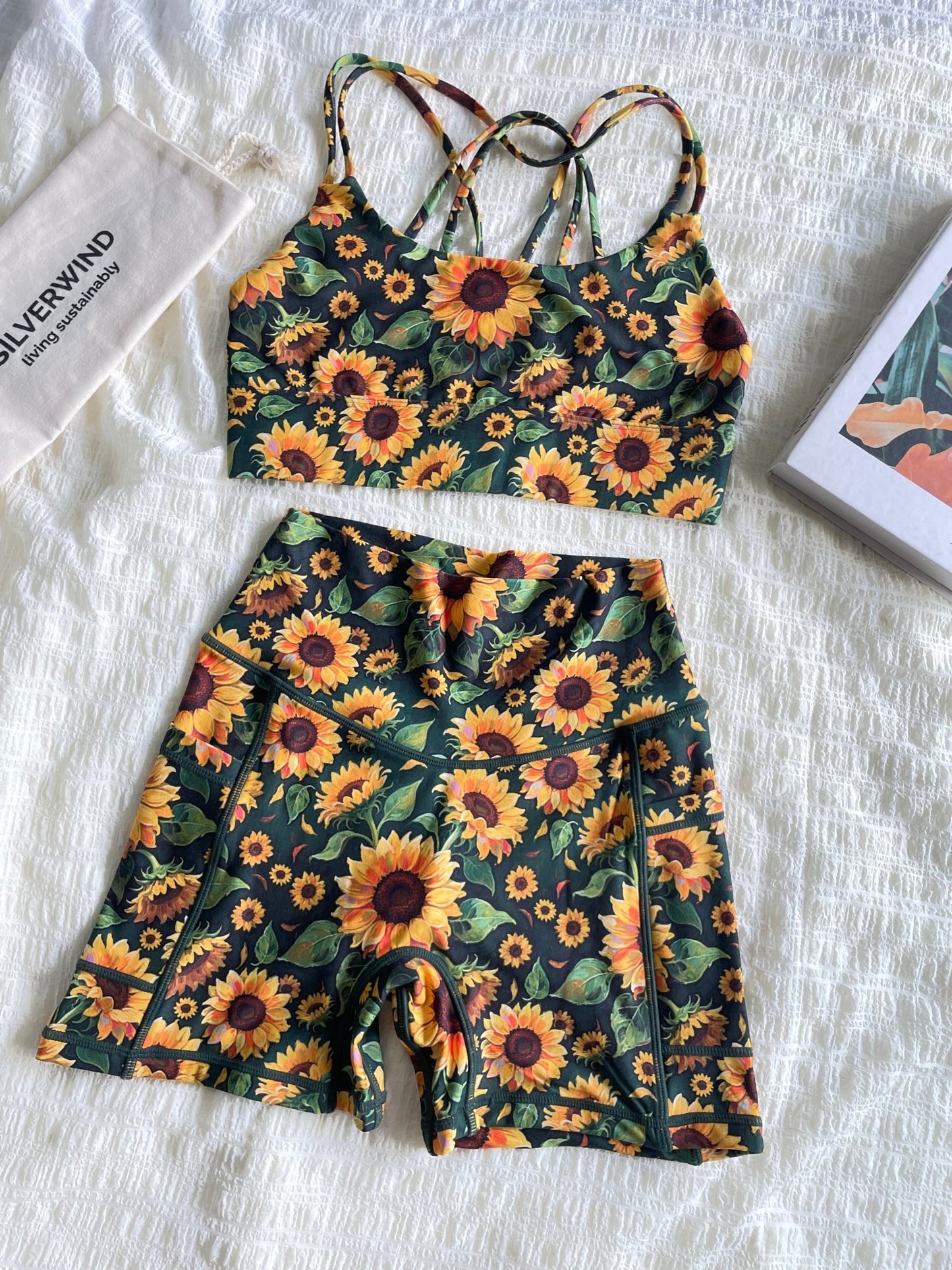 Sunflowers Canvas Limited Workout Set - MYSILVERWIND