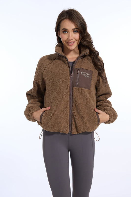 Teddy Fleece Full Zip Jacket - MYSILVERWIND