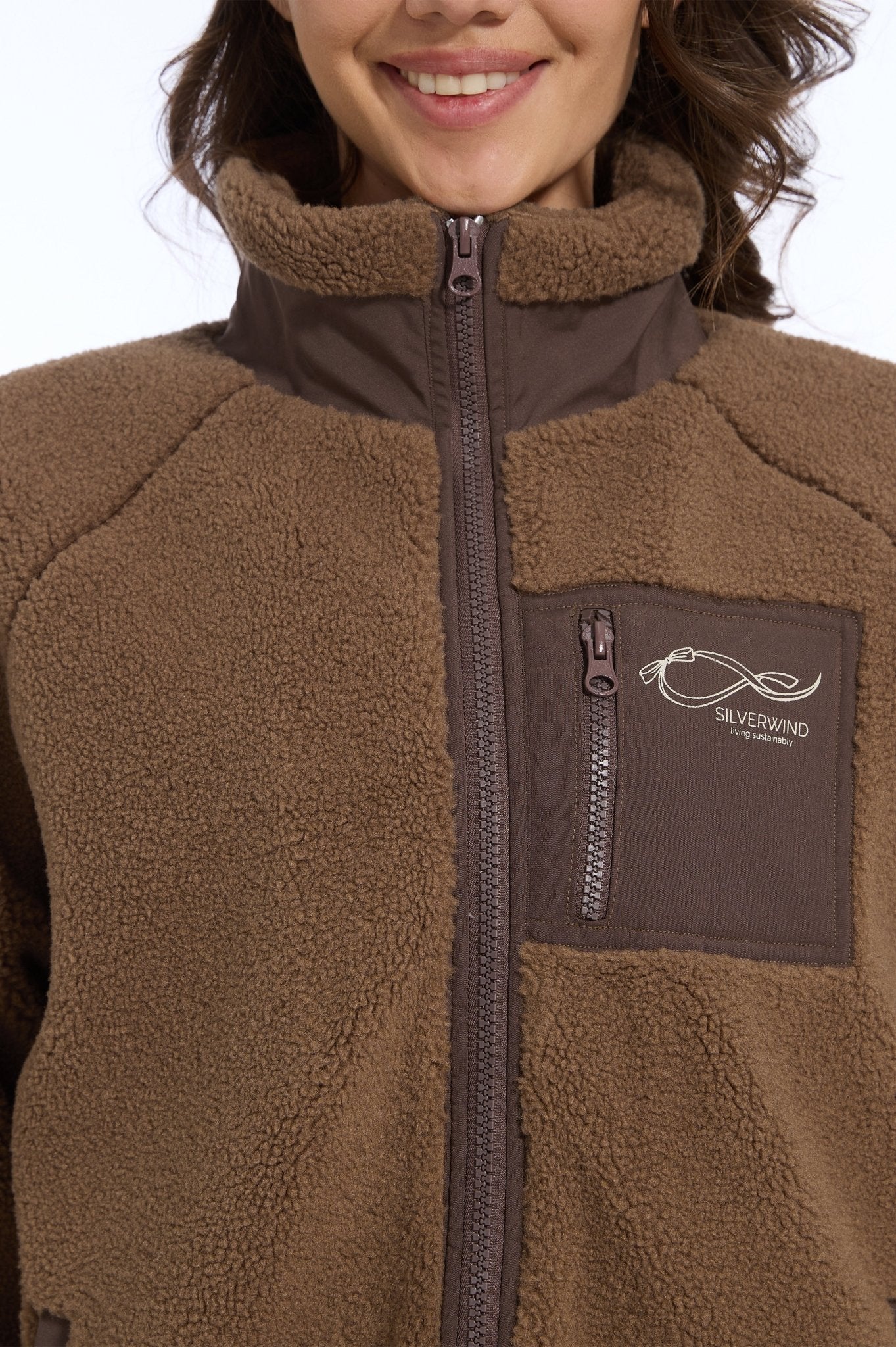 Teddy Fleece Full Zip Jacket - MYSILVERWIND