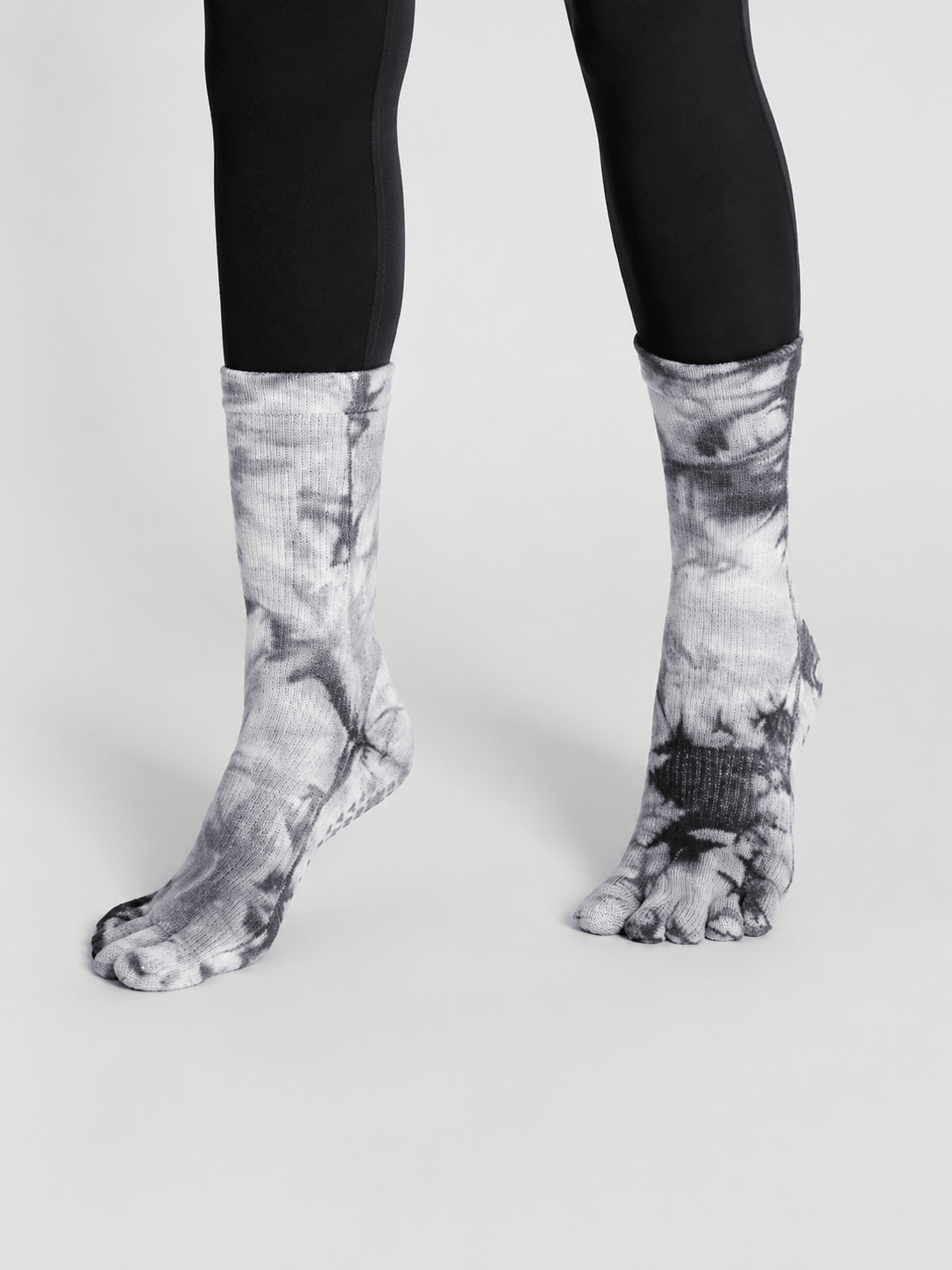 TieFlex Gradient Tie-Dye Non-Slip Five-Toe Yoga Socks - MYSILVERWIND