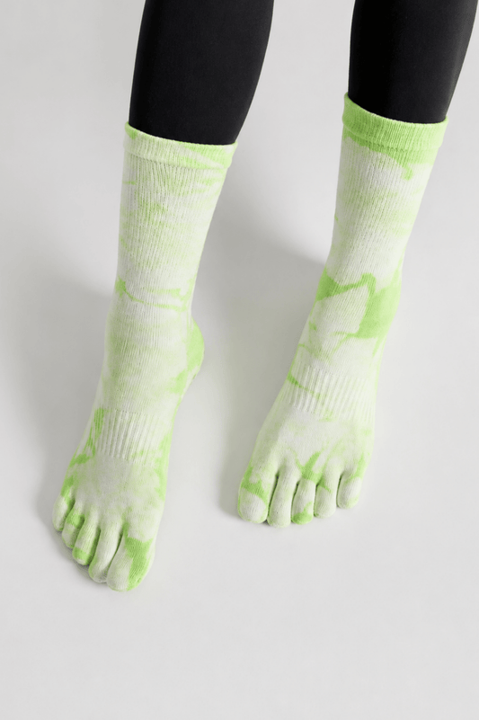 TieFlex Gradient Tie-Dye Non-Slip Five-Toe Yoga Socks - MYSILVERWIND