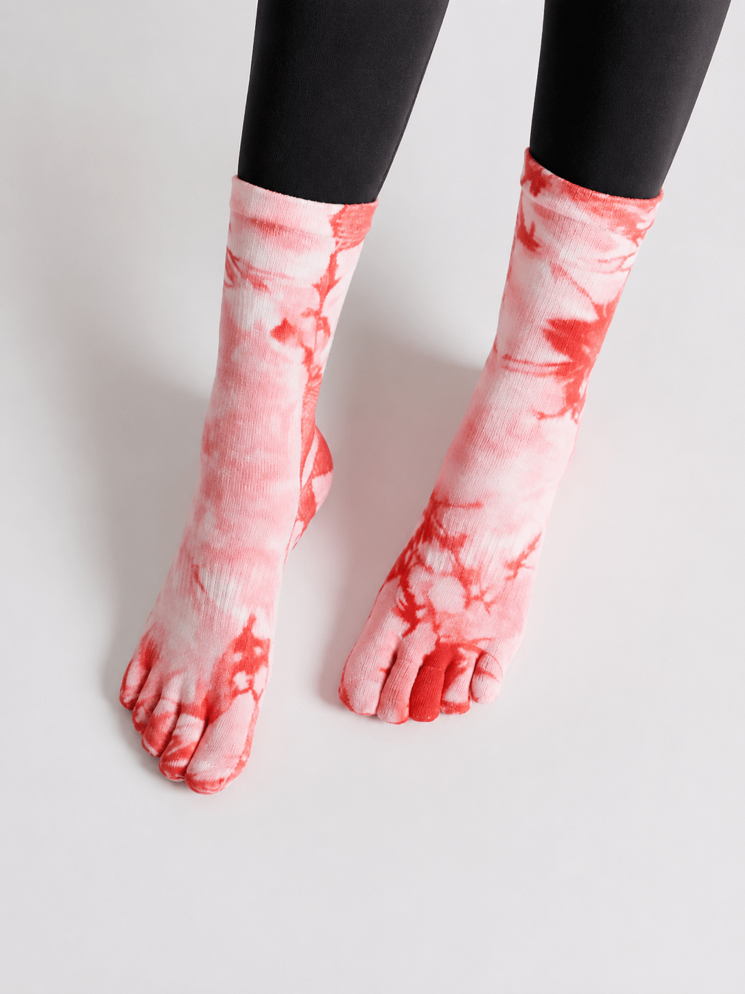 TieFlex Gradient Tie-Dye Non-Slip Five-Toe Yoga Socks - MYSILVERWIND