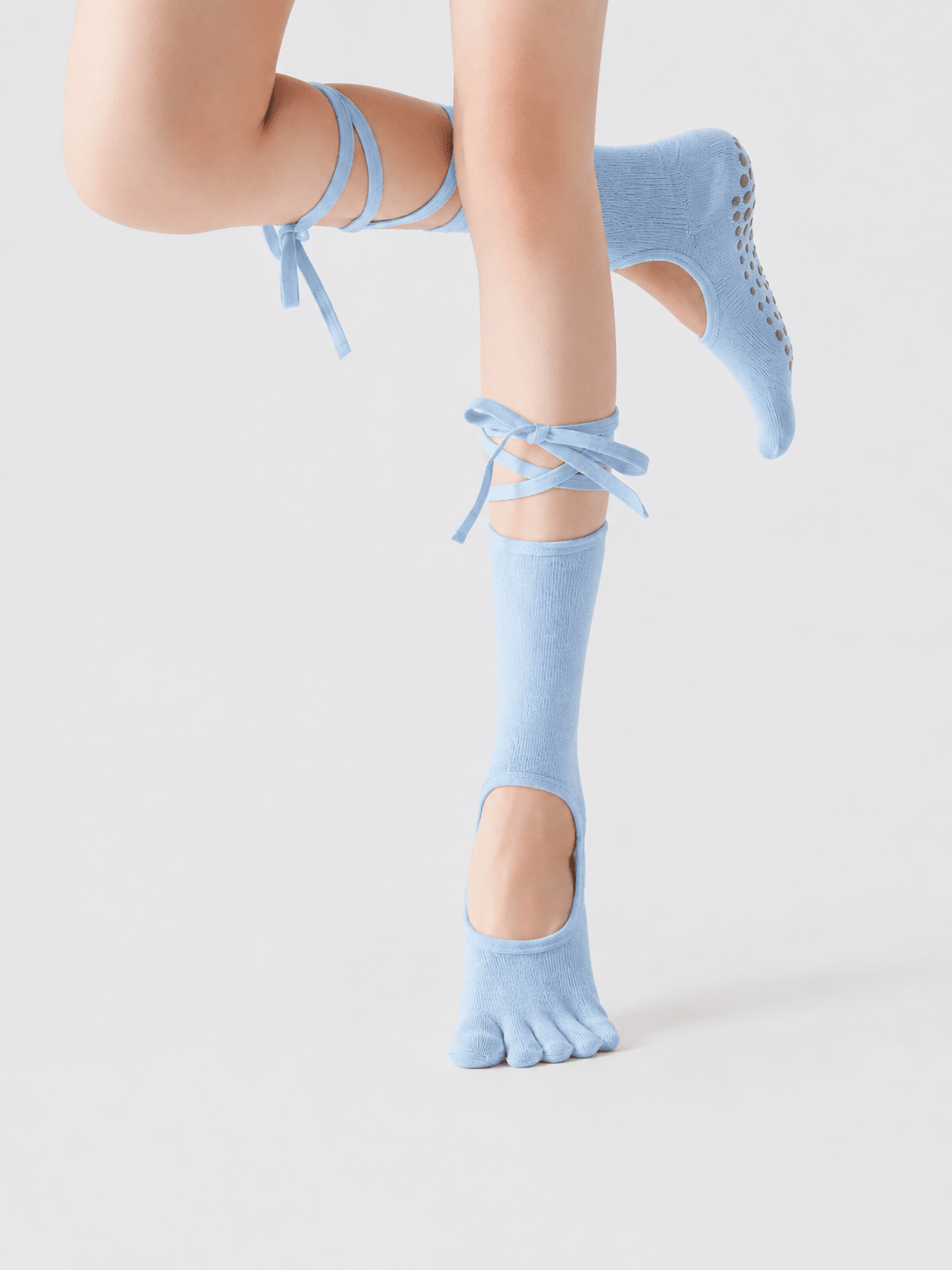 TieGrip Non-Slip Five-Toe Yoga Socks - MYSILVERWIND