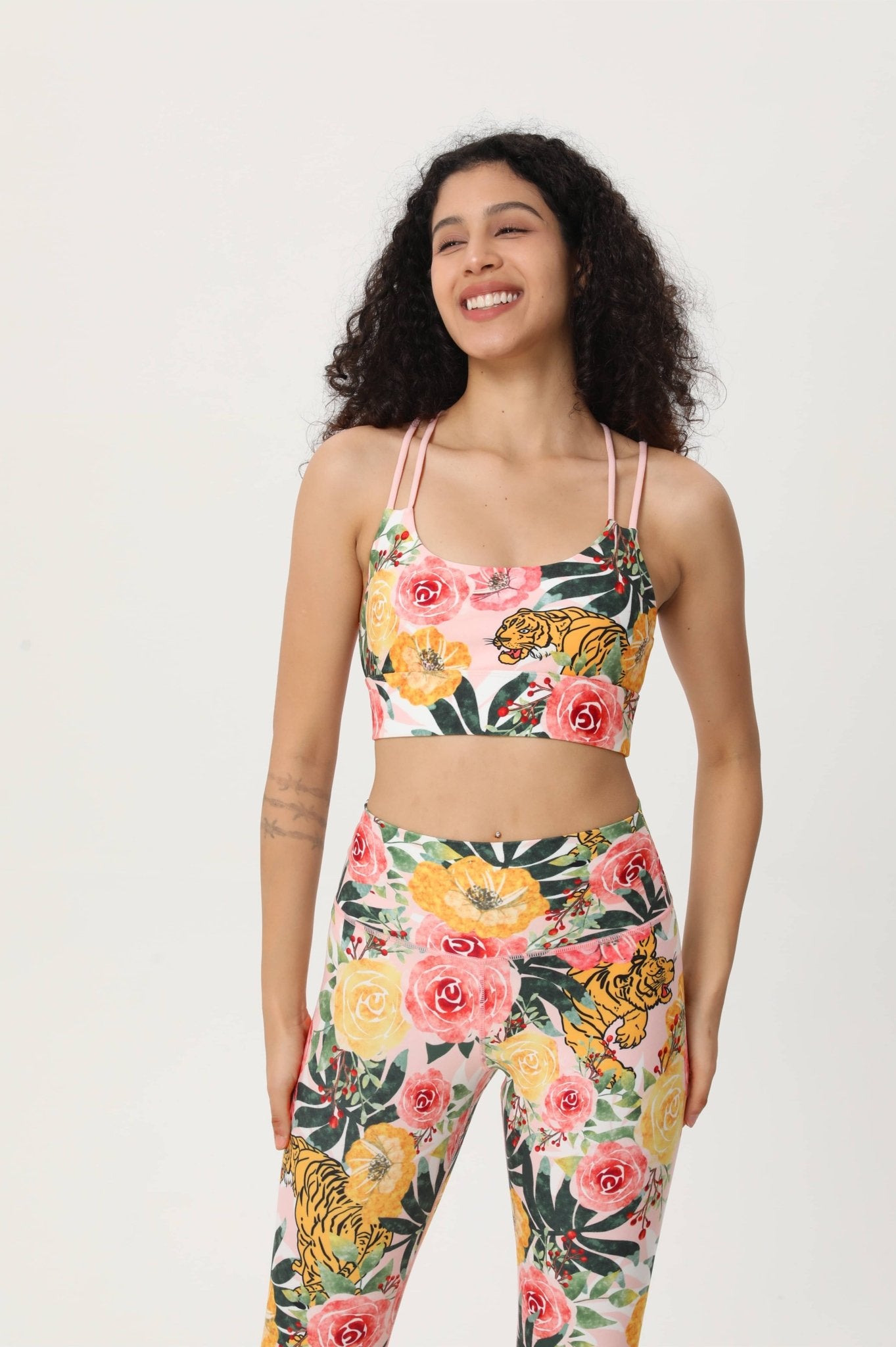 Tiger & Rose Strappy Sports Bra - MYSILVERWIND