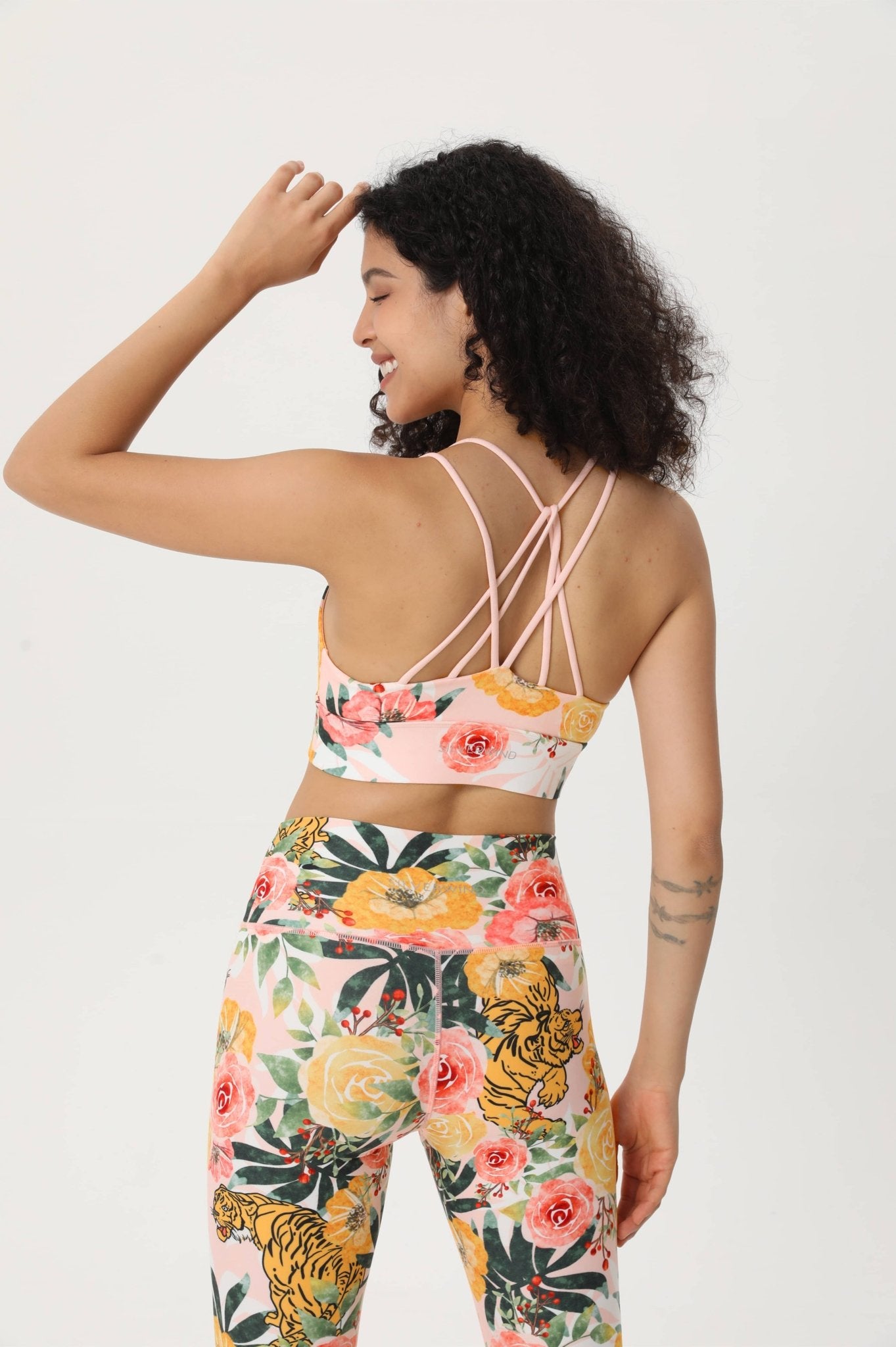 Tiger & Rose Strappy Sports Bra - MYSILVERWIND