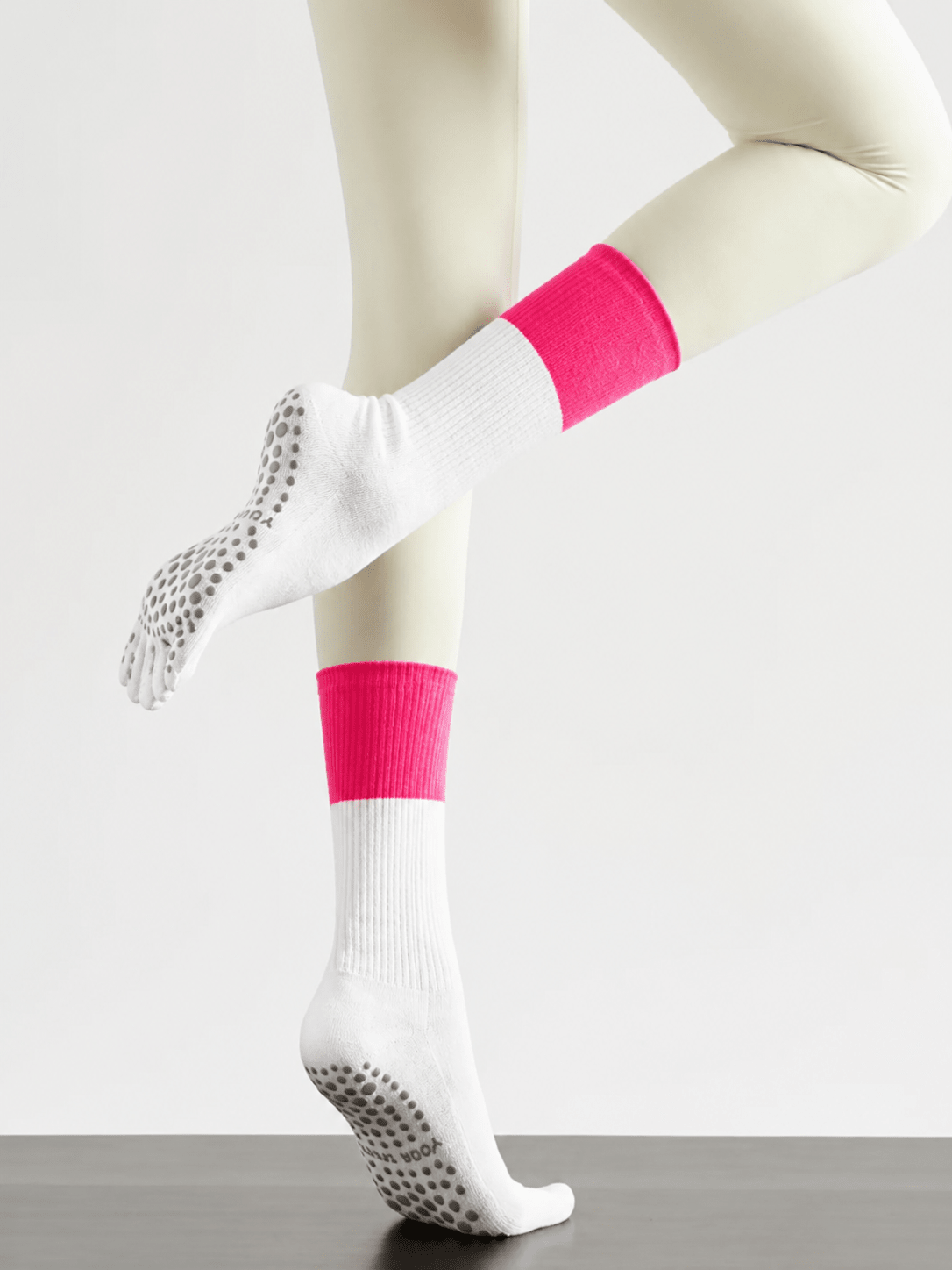 ToeFlex Colorblock Non-Slip Five-Toe Yoga Socks - MYSILVERWIND