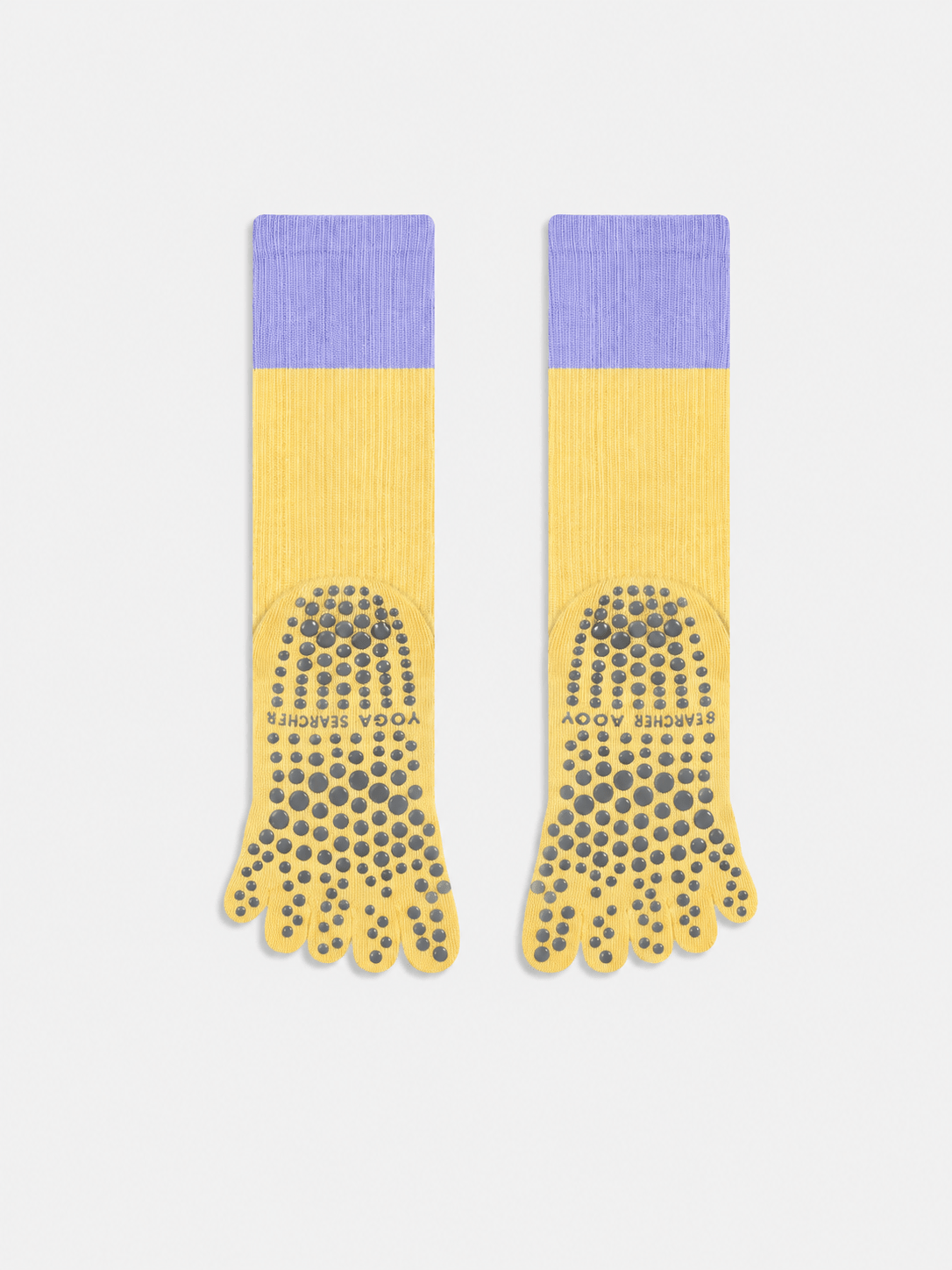 ToeFlex Colorblock Non-Slip Five-Toe Yoga Socks - MYSILVERWIND