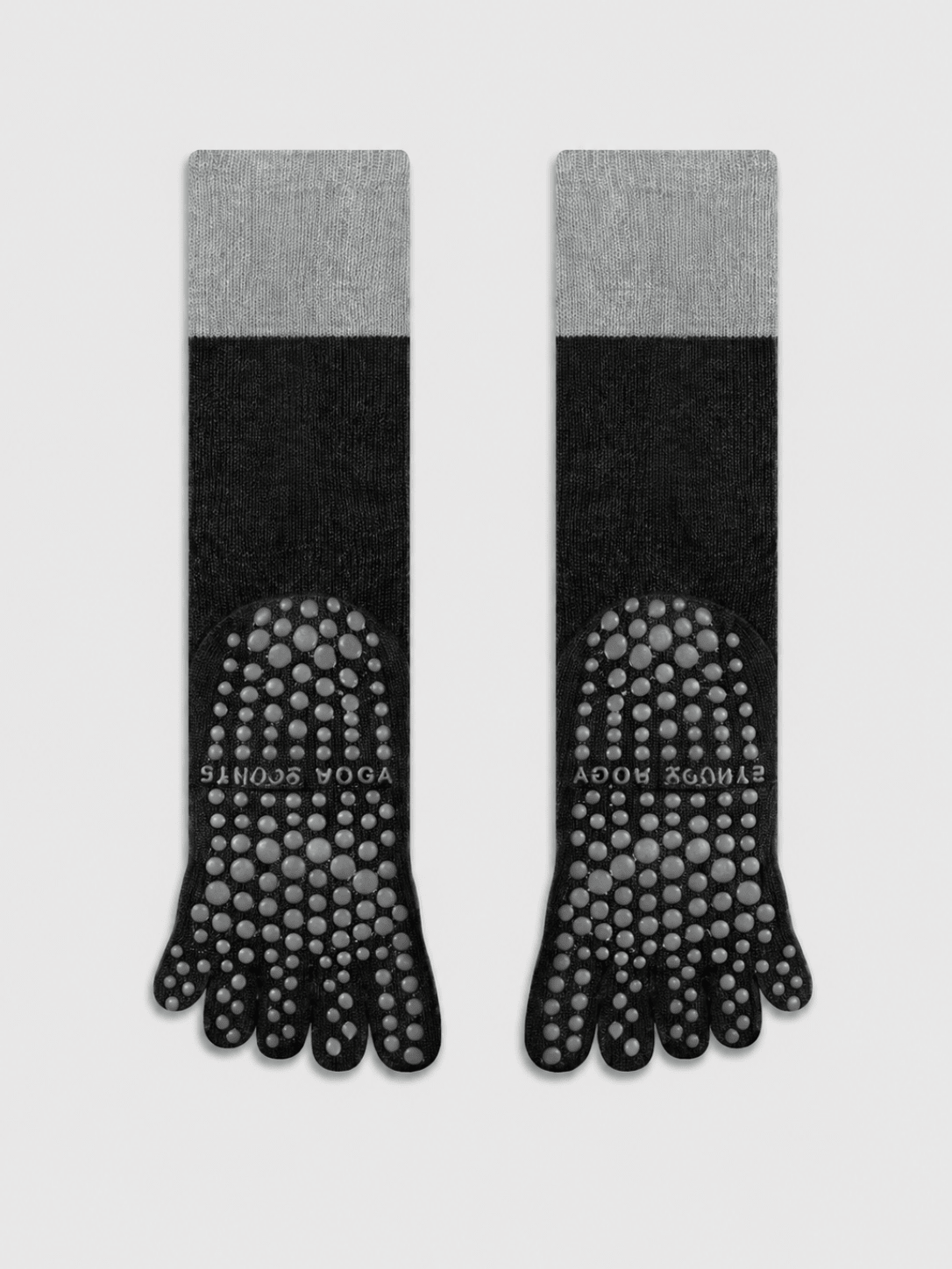 ToeFlex Colorblock Non-Slip Five-Toe Yoga Socks - MYSILVERWIND