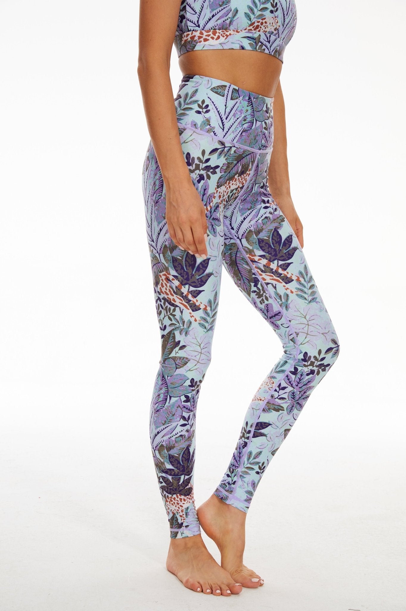 Tropical Rainforest High - waisted Leggings - MYSILVERWIND