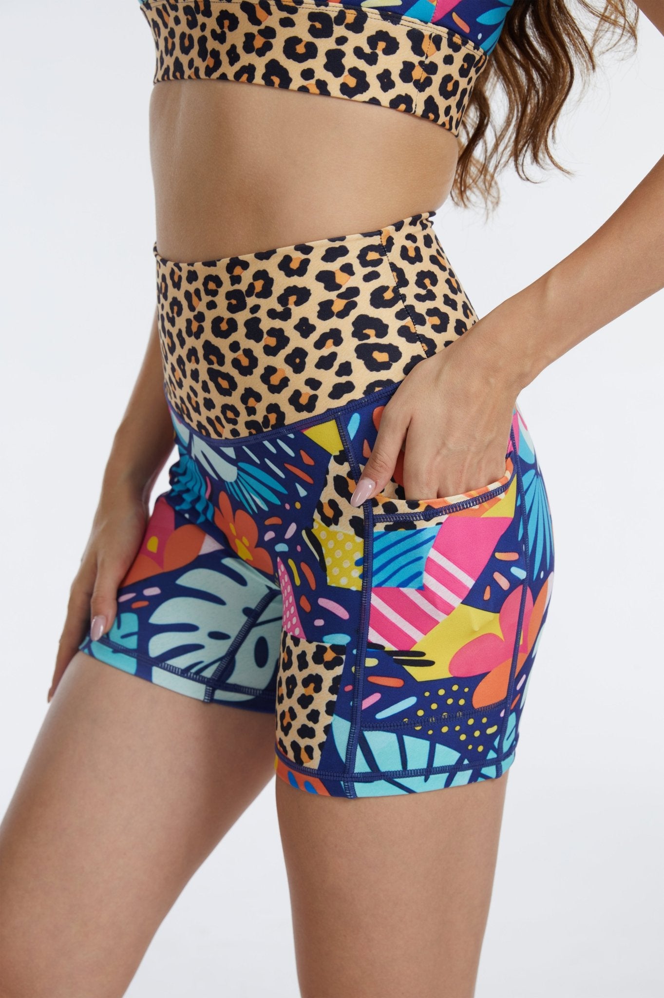Untamed High - waisted Shorts With Pockets - MYSILVERWIND