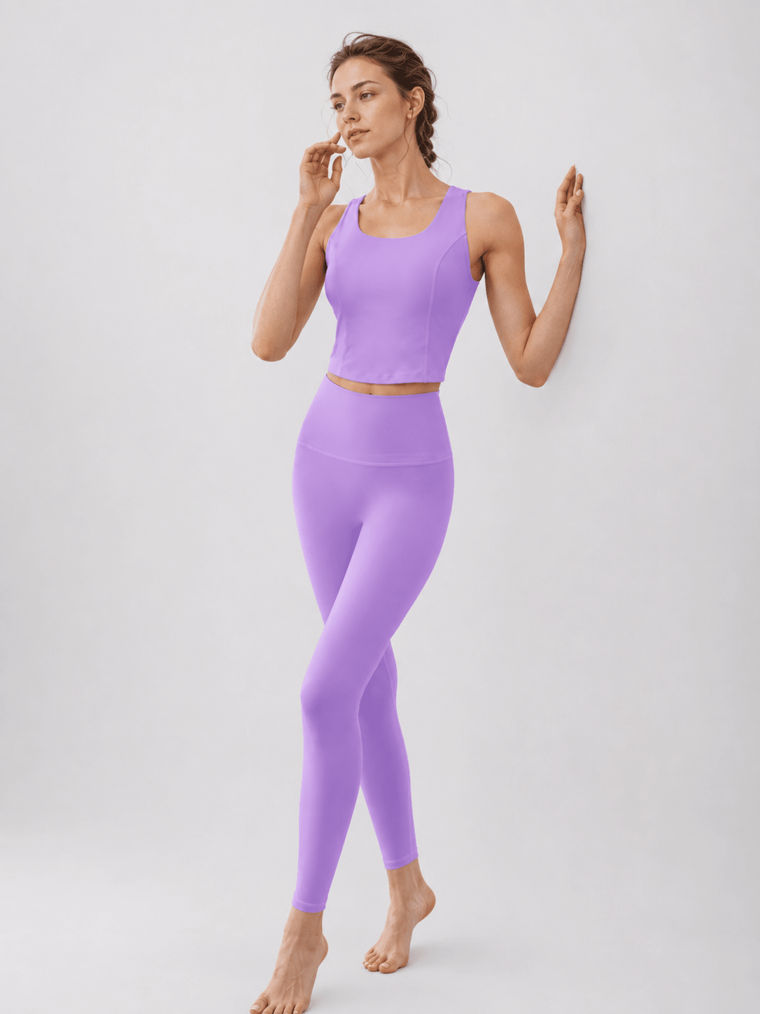 Veilora Mesh Tie-Back Pilates Set - MYSILVERWIND