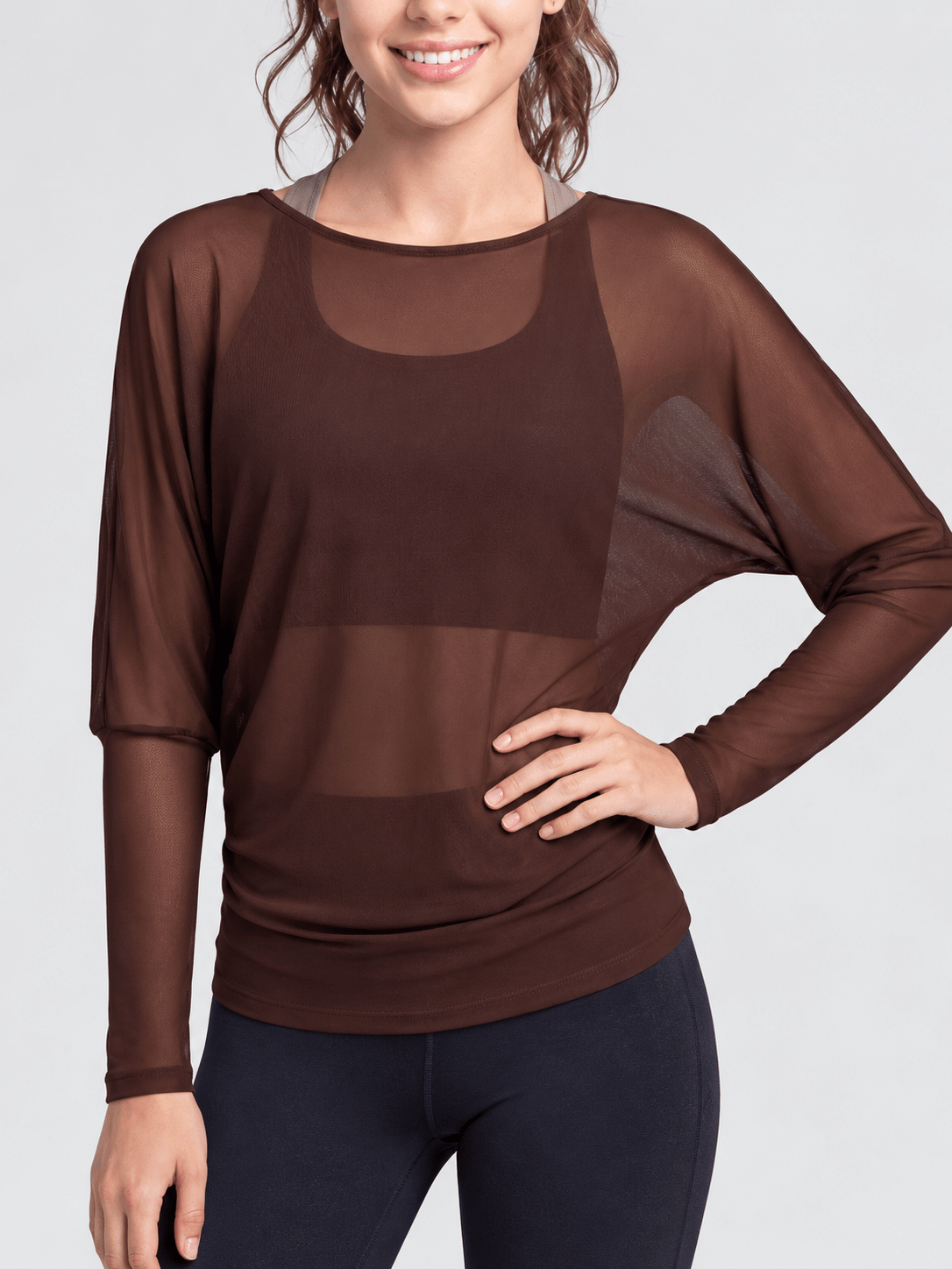 Veilora Open-Back Mesh Barre Cover-Up - MYSILVERWIND