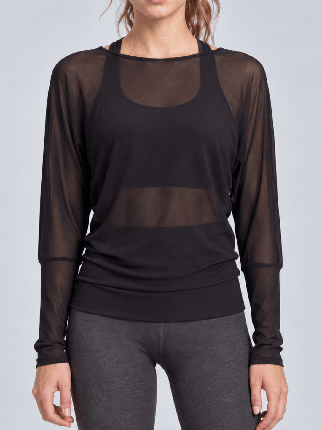 Veilora Open-Back Mesh Barre Cover-Up - MYSILVERWIND