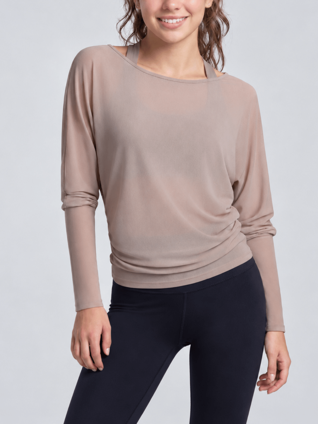 Veilora Open-Back Mesh Barre Cover-Up - MYSILVERWIND