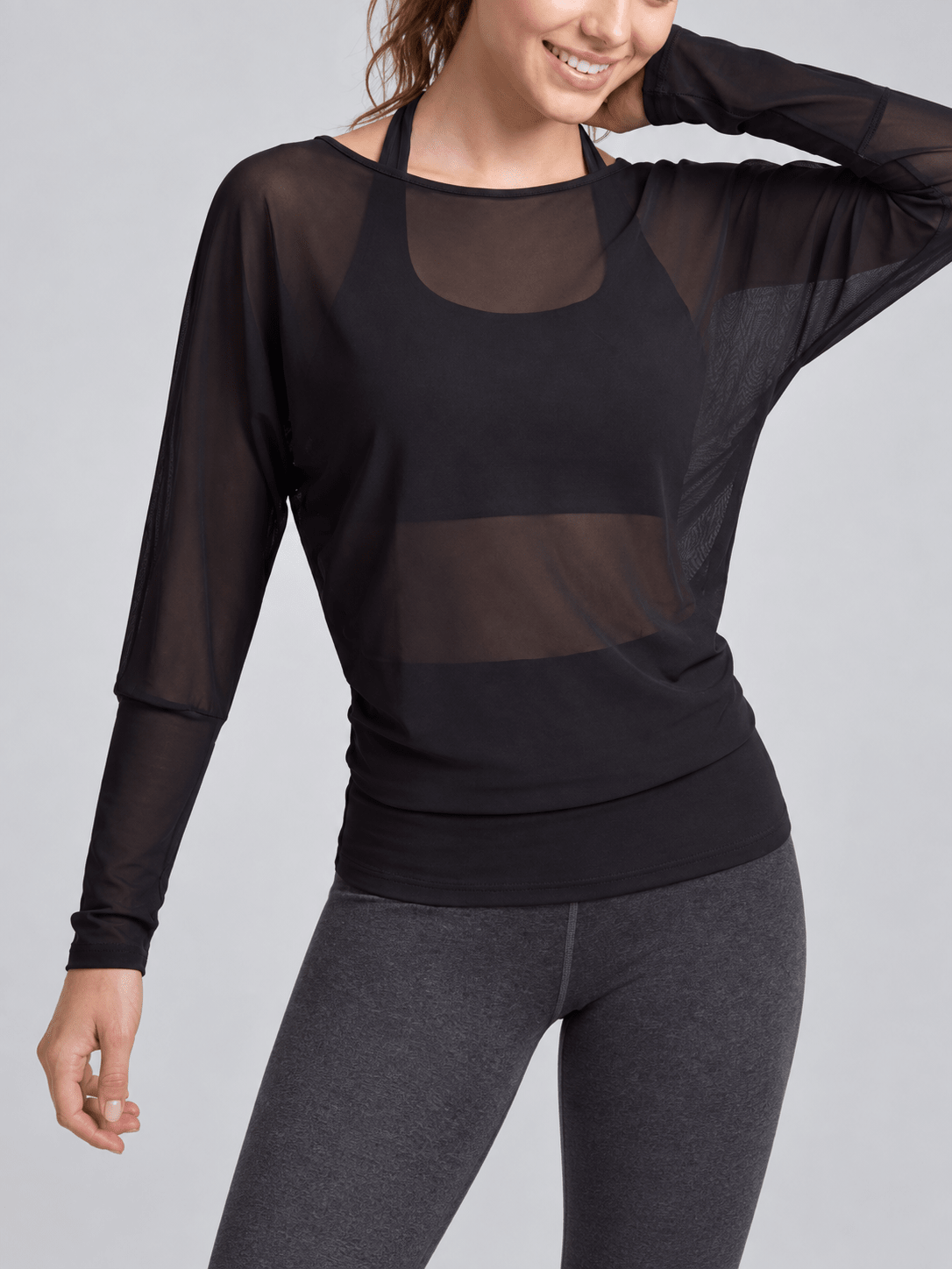Veilora Open-Back Mesh Barre Cover-Up - MYSILVERWIND