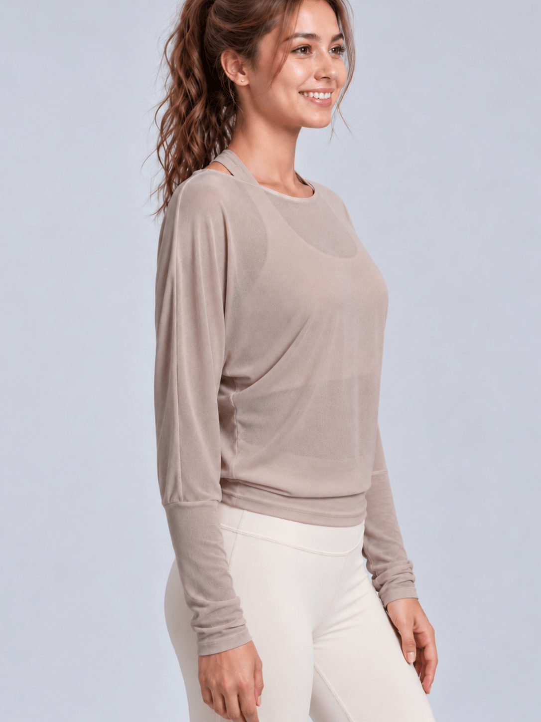 Veilora Open-Back Mesh Barre Cover-Up - MYSILVERWIND