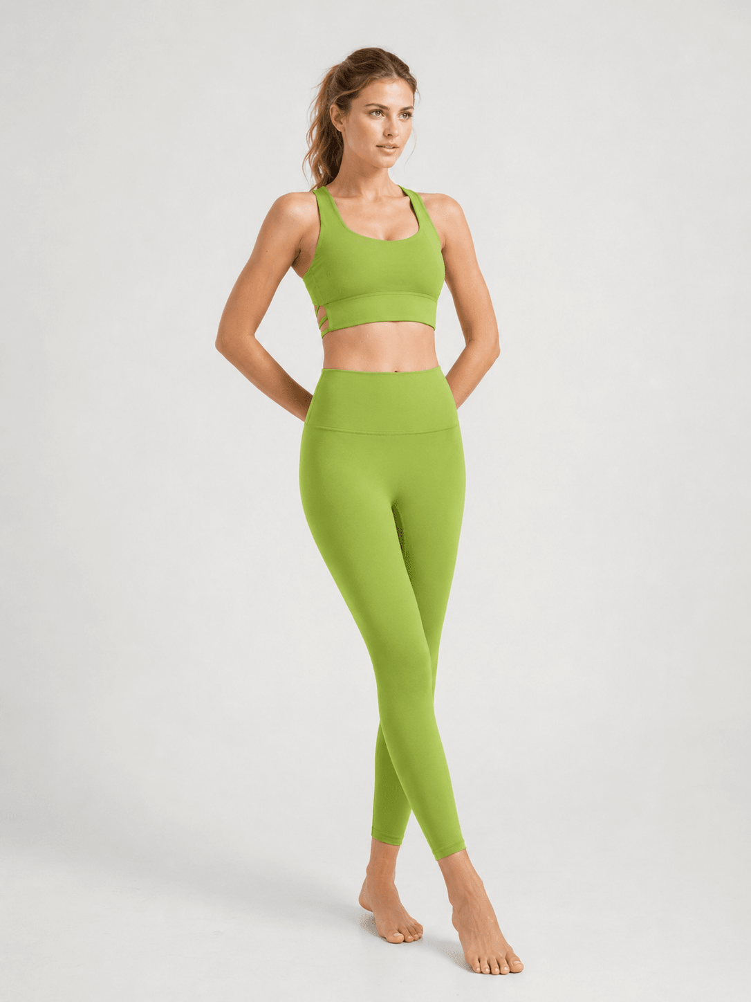 Velora Brushed Bare-Feel Backless Yoga Set - MYSILVERWIND