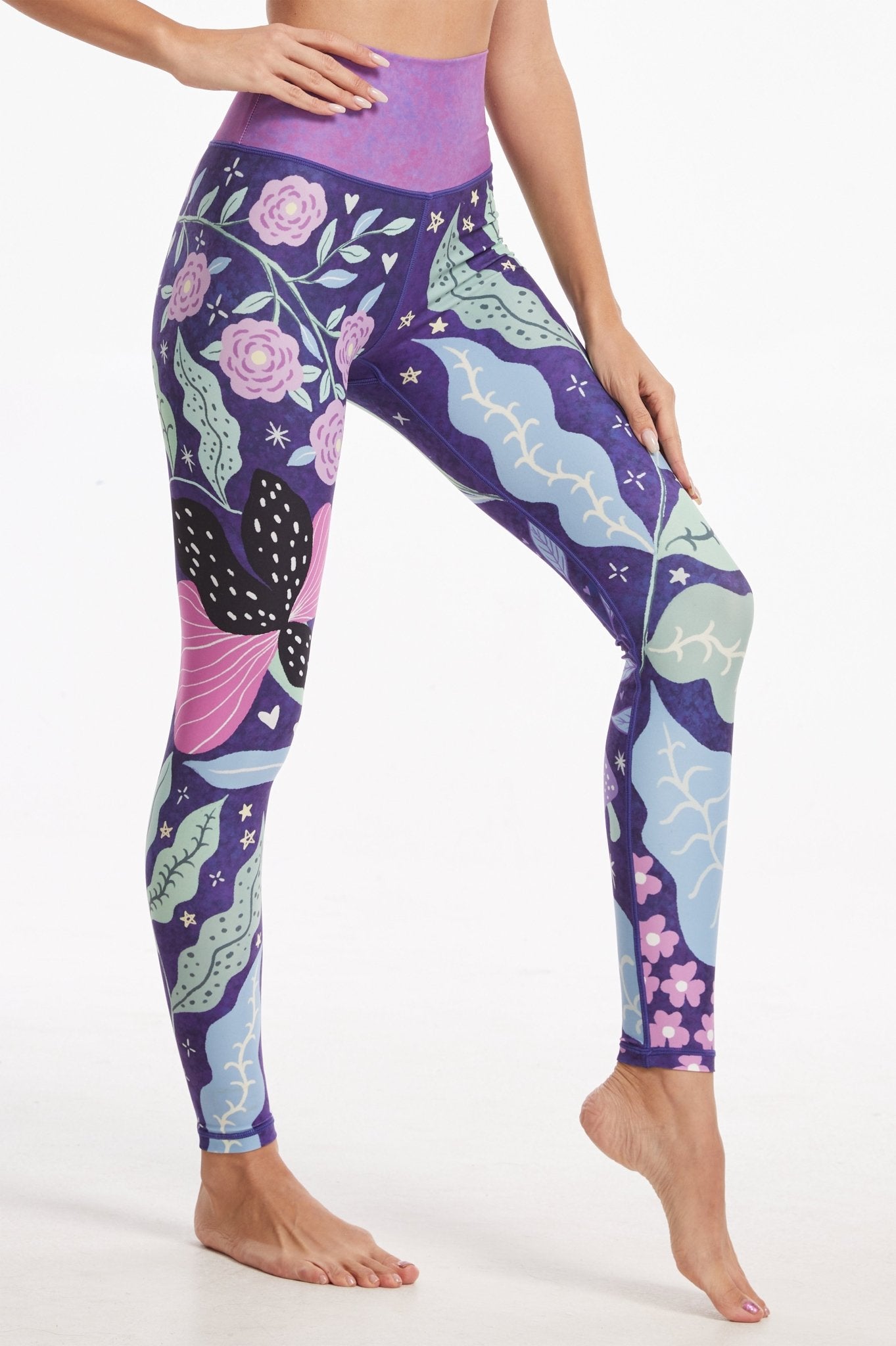 Wild Growth High - waisted Leggings - MYSILVERWIND