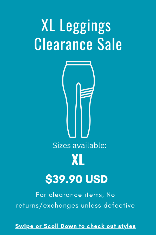XL Leggings Clearance Sale | Plus Size Activewear | Limited Stock - MYSILVERWIND