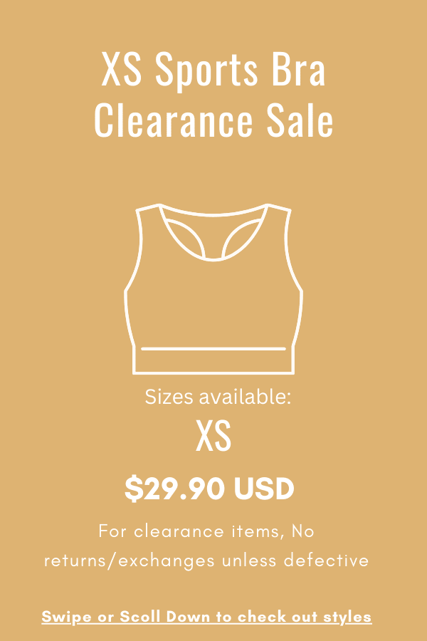 XS Bra Clearance Sale | Limited Stock - MYSILVERWIND