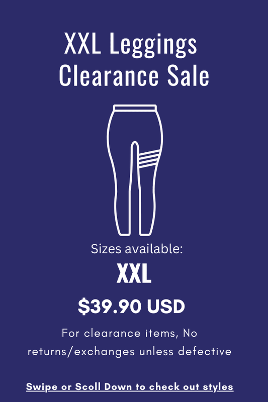 XXL Leggings Clearance Sale | Extended Plus Size Activewear | Limited Stock - MYSILVERWIND