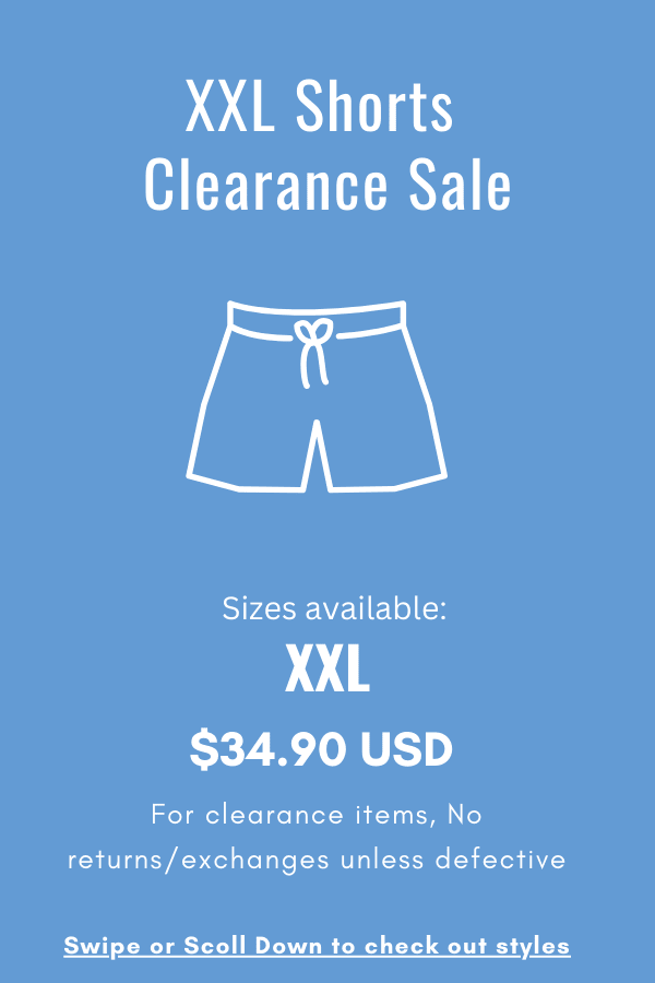 XXL Shorts Clearance Sale | Limited Stock - MYSILVERWIND