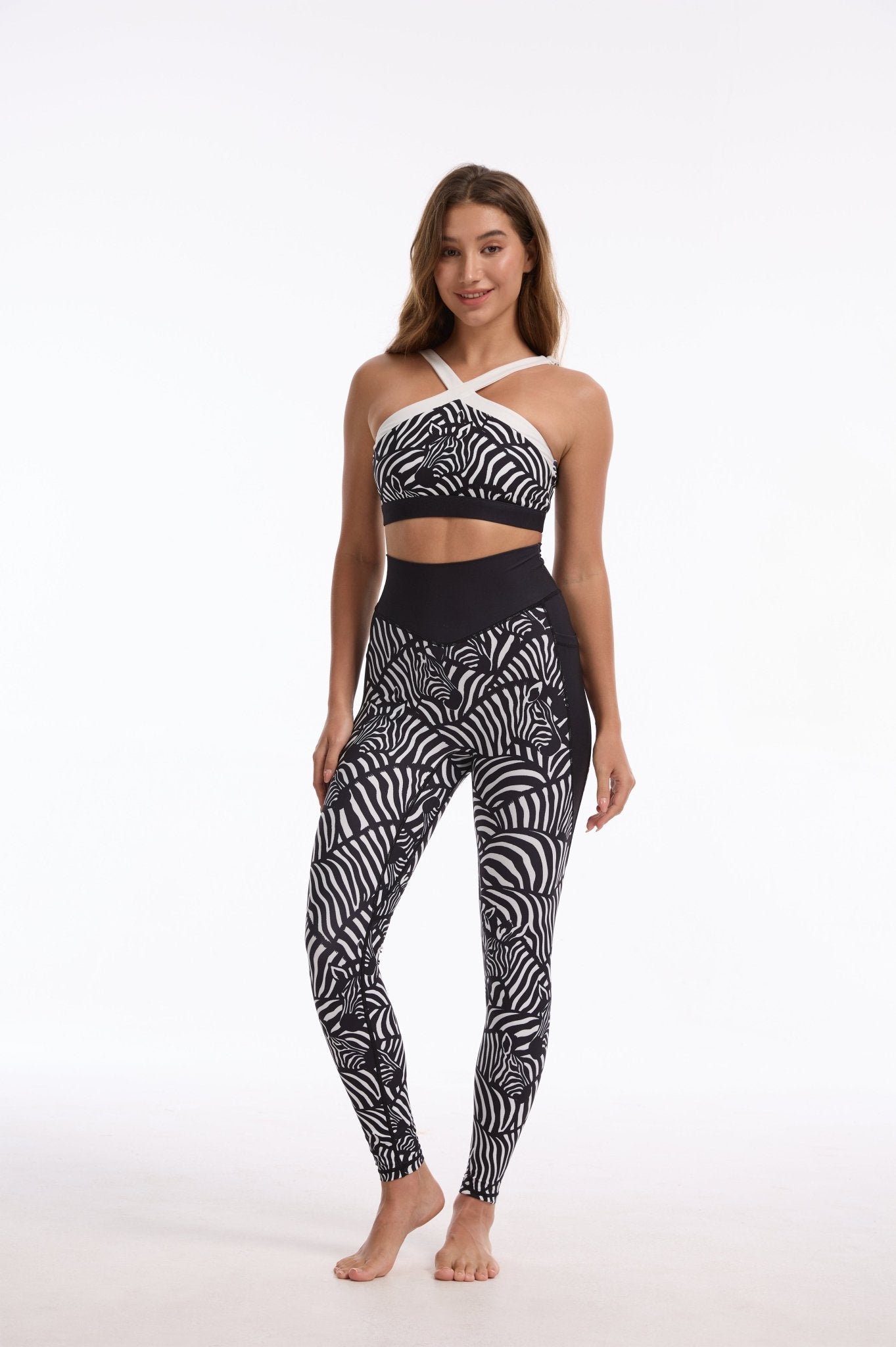 Zebra X Sports Bra - MYSILVERWIND